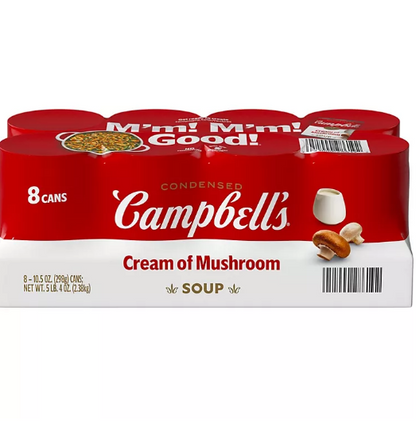 Campbell's Cream of Mushroom Soup (10.5 oz., 8 pk.)