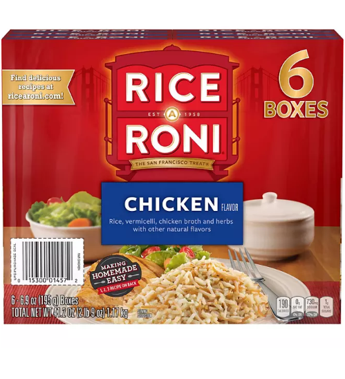 Rice-A-Roni Rice & Vermicelli Mix, Chicken (6.09 oz., 6 pk.)