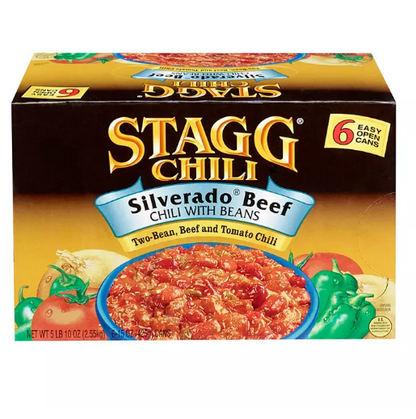 Stagg Silverado Beef Chili with Beans (15 oz., 6 pk.)