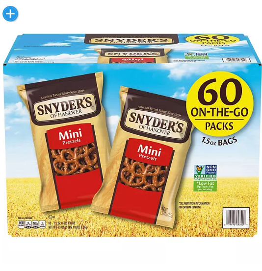 Snyder's Mini Pretzels (1.5 oz., 60 ct.)