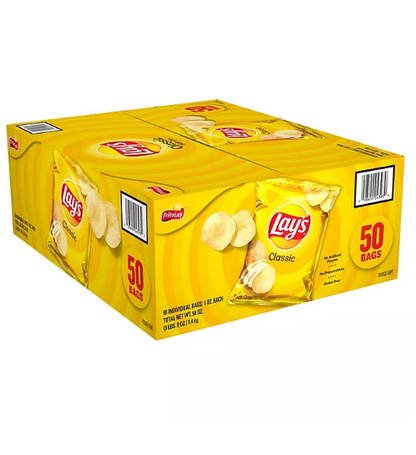 Lay's Classic Potato Chips (1 oz., 50 pk.)