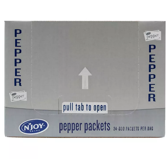 N'Joy Pepper (2.82 oz., 800 ct.)(3 pk)