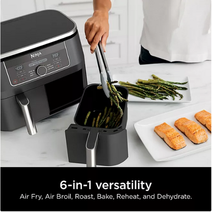 Ninja Foodi 6-in-1, 8-qt. 2-Basket Air Fryer with DualZone Technology, AD150