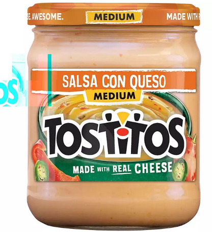 Tostitos Salsa Con Queso, Medium (15.5 oz., 3 pk.)