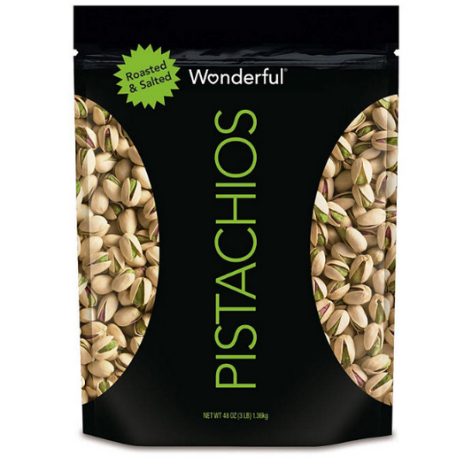 Wonderful Pistachios, Roasted and Salted (48 oz.)