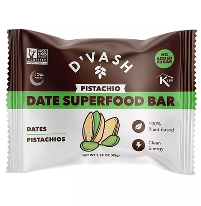 D'Vash Organics Superfood Energy Bars, Variety Pack (24 ct.)