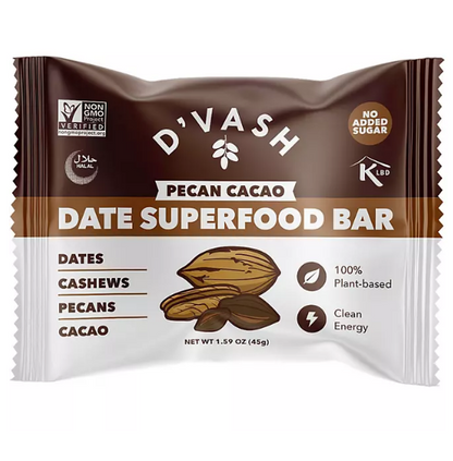 D'Vash Organics Superfood Energy Bars, Variety Pack (24 ct.)