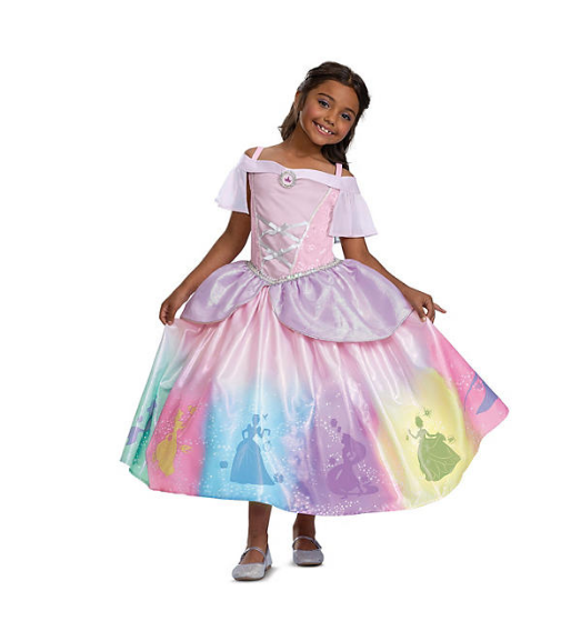 Disguise Girls Disney 100th Year Prestige Princess Gown (Assorted Sizes)