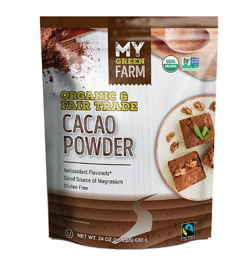 MyGreenFarm Organic and Fair Trade Cacao Powder (24 oz.)