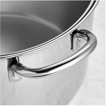 Tramontina 12-Quart Covered Stainless Steel Stock Pot