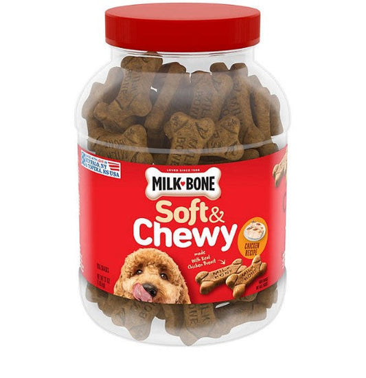 Milk-Bone Soft & Chewy Dog Snacks, Chicken Recipe (37 oz.)