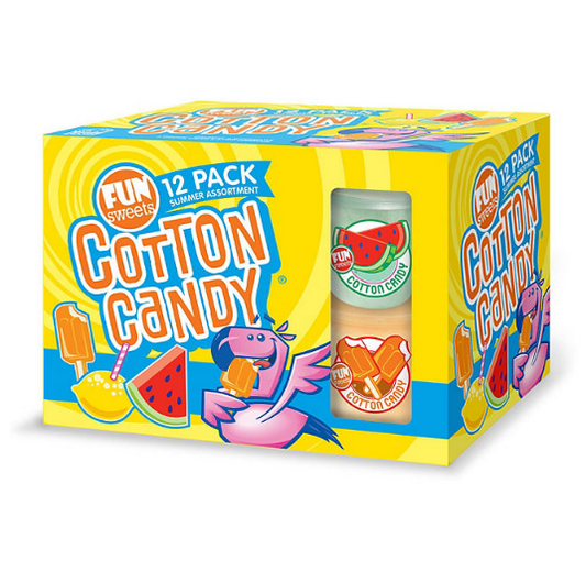 Fun Sweets Summer Cotton Candy (12 pk.)