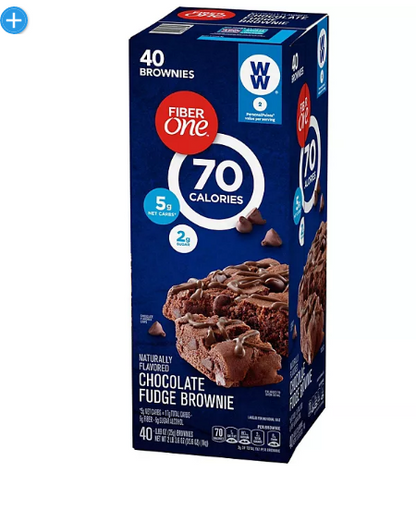 Fiber One Chocolate Fudge Brownies (.89 oz., 40 pk.)