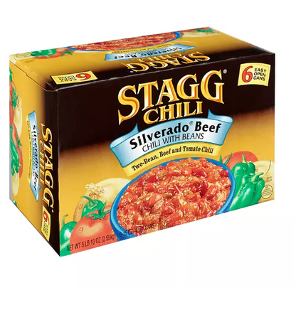 Stagg Silverado Beef Chili with Beans (15 oz., 6 pk.)