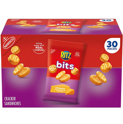 RITZ Bits Cheese Sandwich Crackers (1.5 oz., 30 pk.)