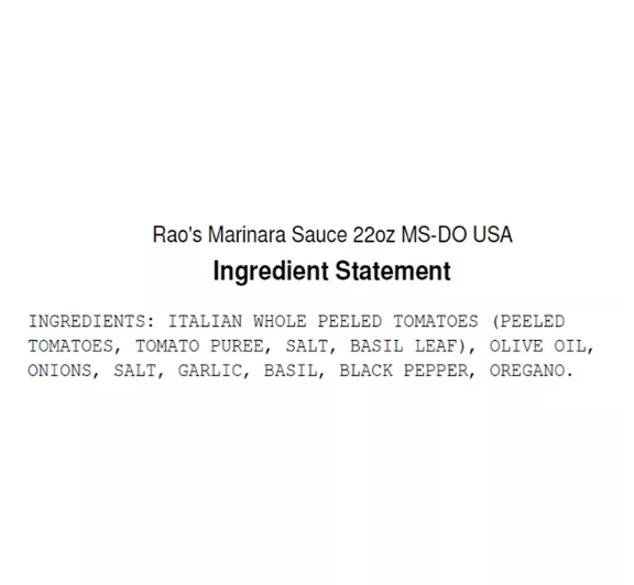 Rao's Homemade Marinara Sauce (22 oz., 2 pk.)