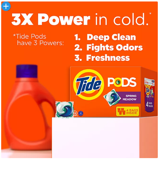 Tide PODS Liquid Laundry Detergent Pacs, Spring Meadow (156 ct.)