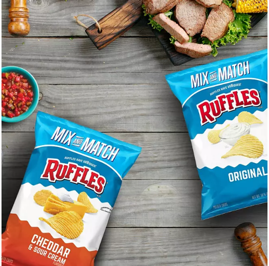 Ruffles Cheddar and Sour Cream Potato Chips (16.125 oz.)