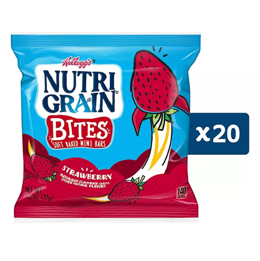 Kellogg's Nutri-Grain Cereal Bars Strawberry 26.1oz