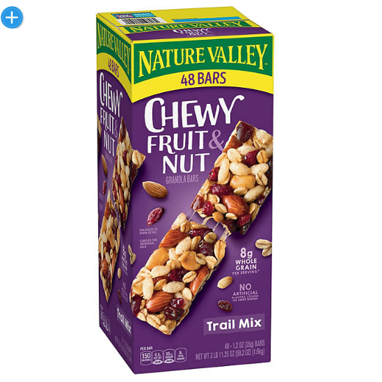 Nature Valley Chewy Trail Mix Fruit & Nut Granola Bars (48 ct.)