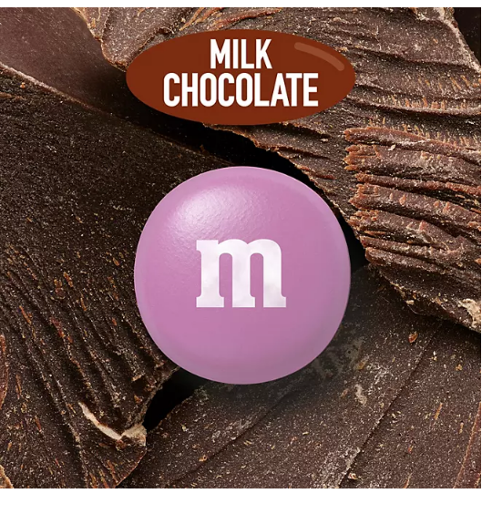 M&M’S Milk Chocolate Pink Candy, Bulk Candy in Resealable Pack (3.5 lbs.)