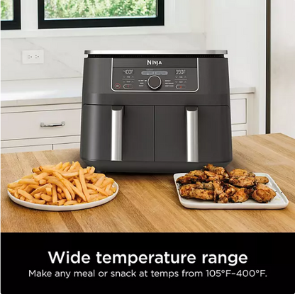 Ninja Foodi 6-in-1, 8-qt. 2-Basket Air Fryer with DualZone Technology, AD150