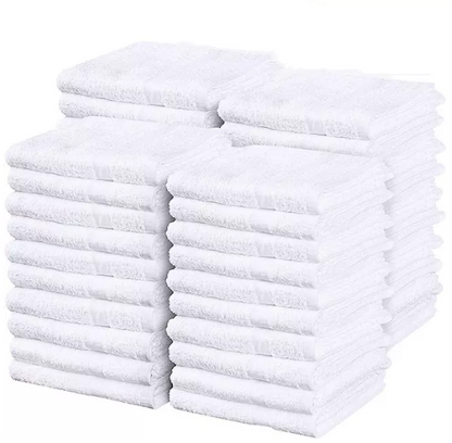 Hometex Auto Detailing Terry Cloths (120pk.), White, 14" x 17'