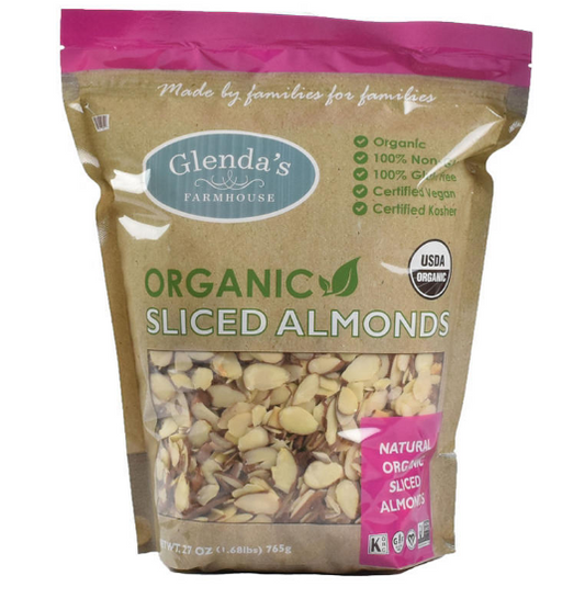 Glenda's Farmhouse Organic Sliced Almonds (27 oz.)