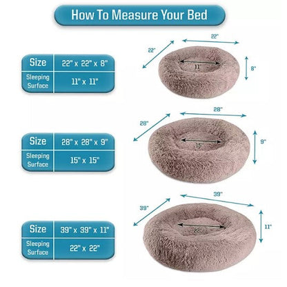 Canine Creations Donut Round Pet Bed (Choose Your Size and Color)