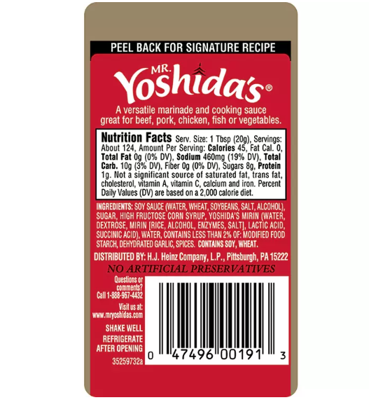 Mr. Yoshida's Original Gourmet Sauce (86 oz.)