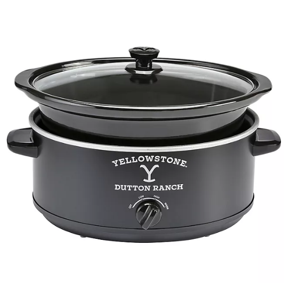 Yellowstone 7QT Slow Cooker in Matte Black