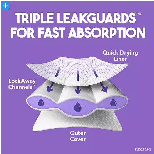 Luvs Pro Level Leak Protection Diapers (Sizes: 1-6)