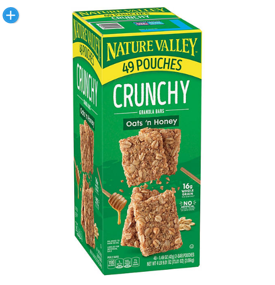 Nature Valley Oats 'n Honey Crunchy Granola Bars (49 pk.)