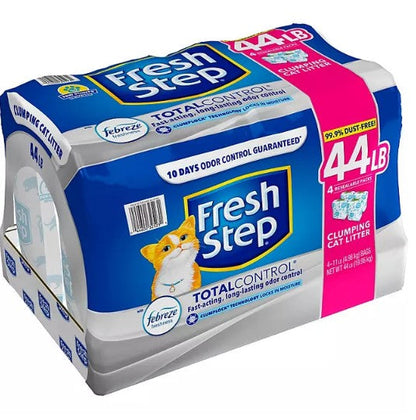 Fresh Step Total Control Scented Clumping Litter with Febreze (44 lbs.)