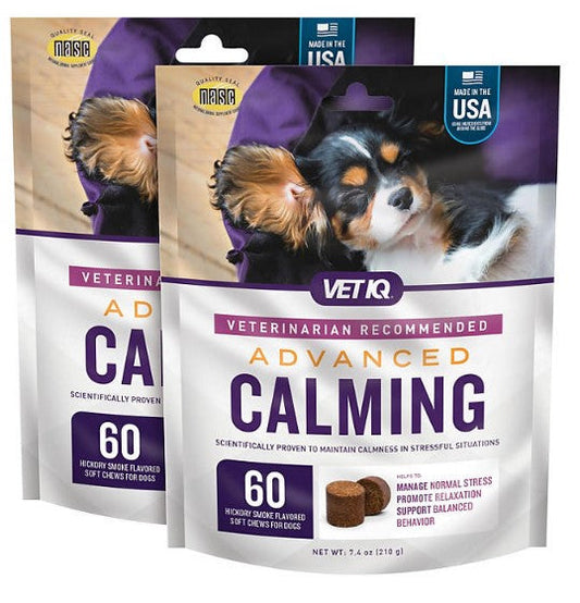 VETIQ Advanced Calming Soft Dog Chews, Hickory Smoke Flavored (60 ct., 2 pk.)