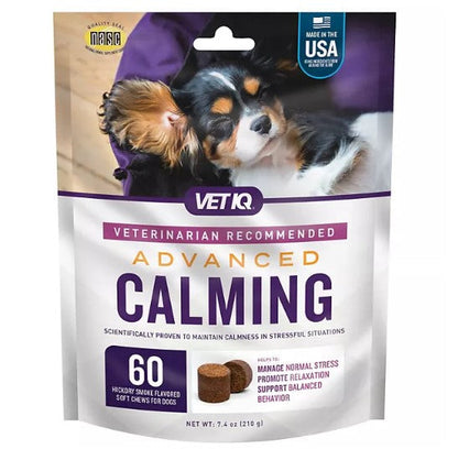 VETIQ Advanced Calming Soft Dog Chews, Hickory Smoke Flavored (60 ct., 2 pk.)