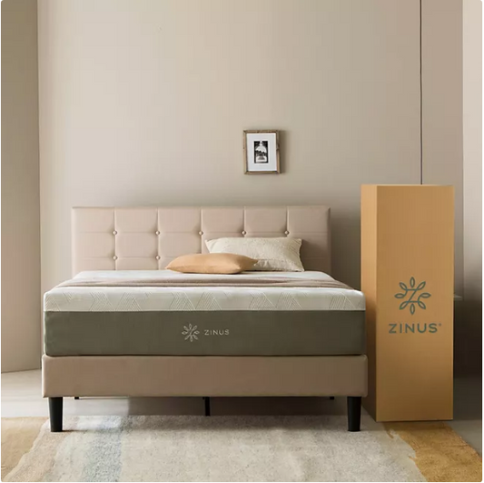 ZINUS Night Therapy 12" Medium Memory Foam Mattress