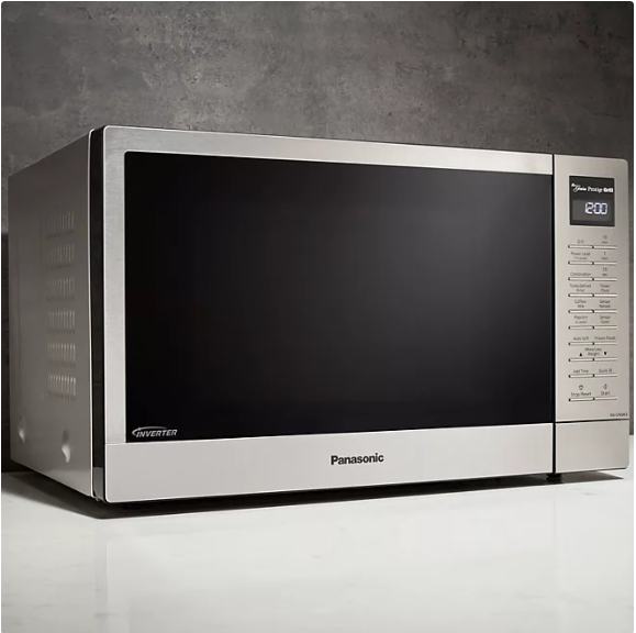 Panasonic Countertop Microwave Oven and Broiler Grill, 1.2 cu. ft. Stainless Steel