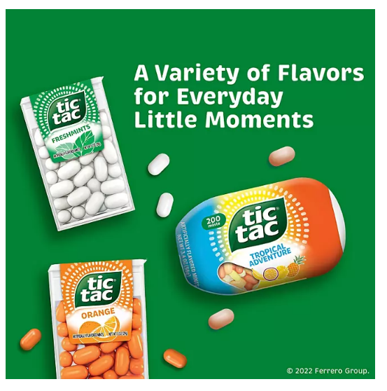 Tic Tac Freshmints Big Pack (1 oz., 12 ct.)