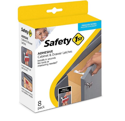 Safety 1st Adhesive Cabinet and Drawer Latches (8 pk.)