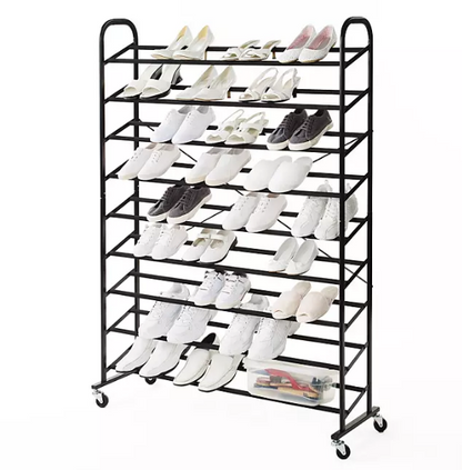 neatfreak Rolling 9-Tier Mega Shoe Tower