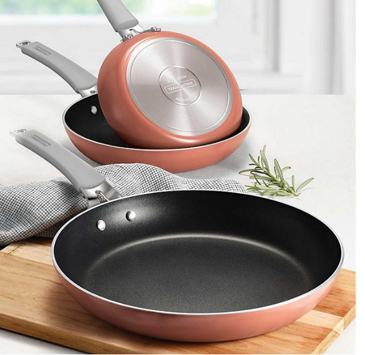 Tramontina 3-Piece Nonstick Fry Pan Set (Assorted Colors)