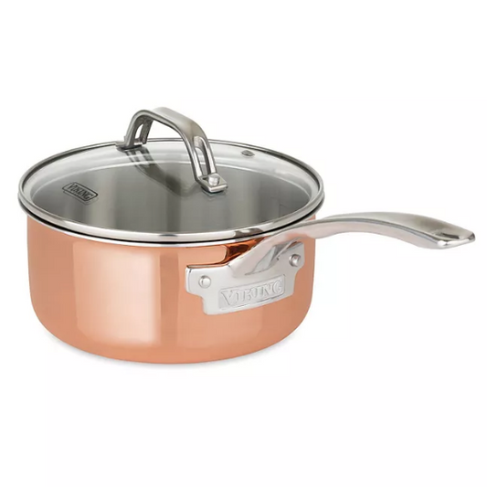 Viking 13-Piece Tri-Ply Copper Cookware Set