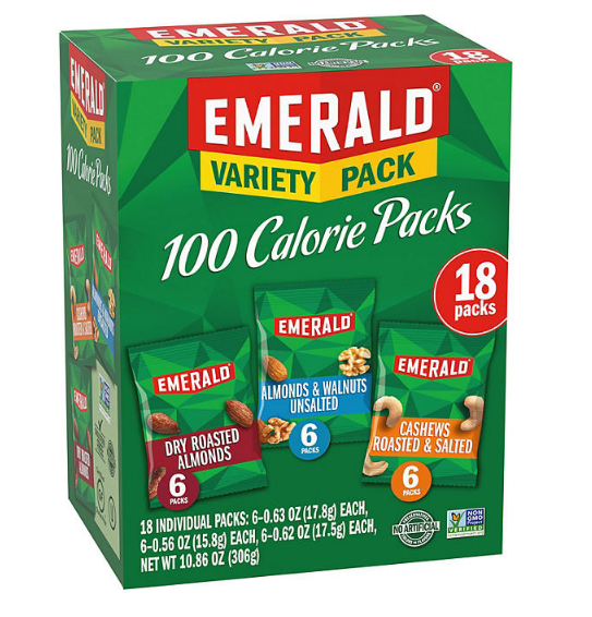 Emerald Nuts 100 Calorie Variety Pack (18 pk.)