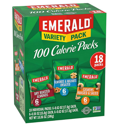 Emerald Nuts 100 Calorie Variety Pack (18 pk.)