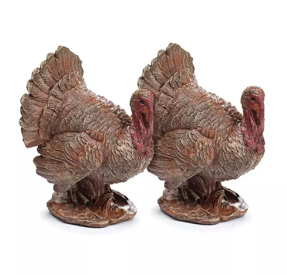 burton + BURTON Set of 2 Brown Turkeys