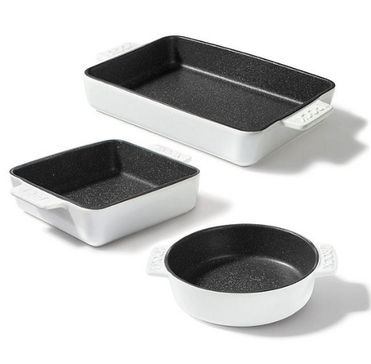 Starfrit The Rock 3-Piece Ceramic Bakeware Set