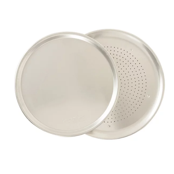 Nordic Ware Traditional and Crisper Pan Pizza, Set of 2