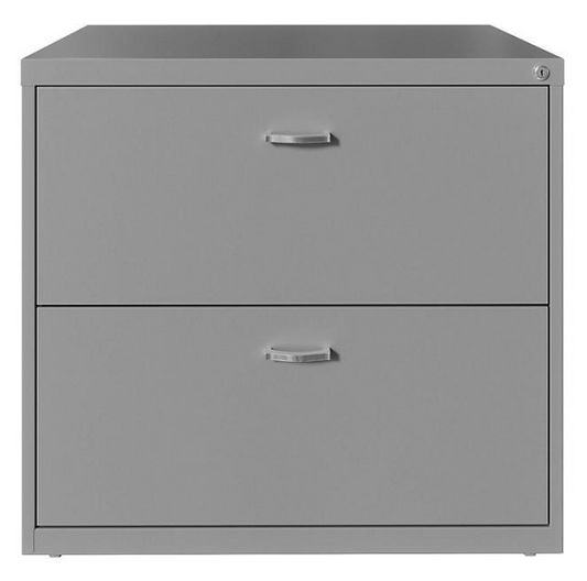 Hirsh 30" Wide 2 Drawer Lateral File Cabinet, Assorted Colors