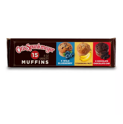 Otis Spunkmeyer Assorted Muffins (4 oz., 15 pk.)